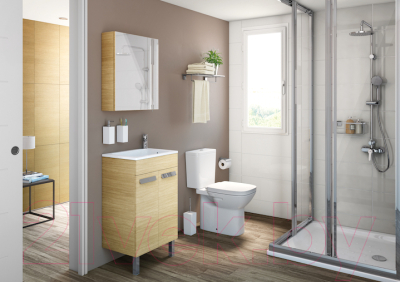 Унитаз напольный Roca Debba 734299700Y + 734199100Y + 8019D0004