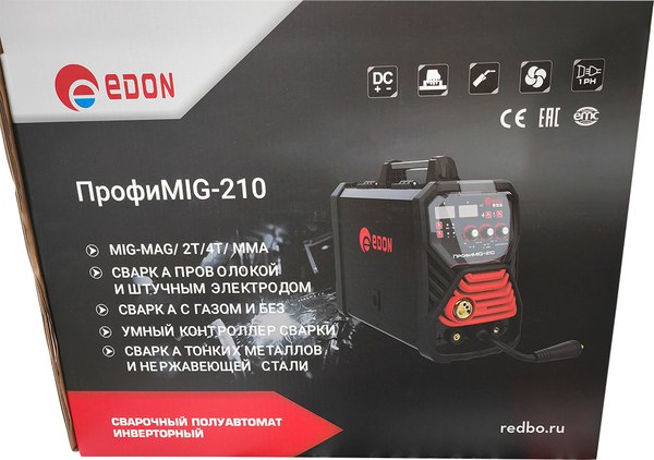 Полуавтомат сварочный Edon Профи MIG-210 / 25072