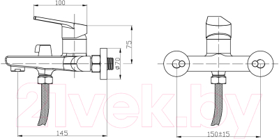 Смеситель РМС SL132-009E