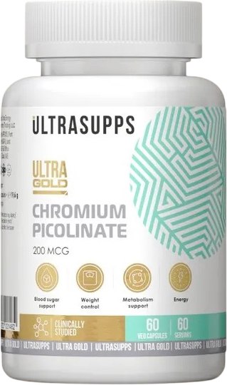 Минерал Ultrasupps Хром Пиколинат Ультра Голд - фото