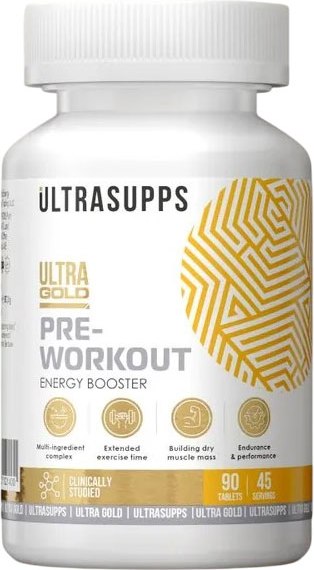 Предтренировочный комплекс Ultrasupps Pre-workout Ультра Голд - фото