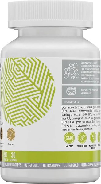 Жиросжигатель Ultrasupps Fat burner Ультра Голд