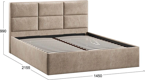 Каркас кровати ТриЯ Стелла Тип 1 c ПМ 140x200