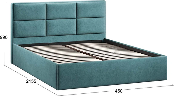 Каркас кровати ТриЯ Стелла Тип 1 c ПМ 140x200