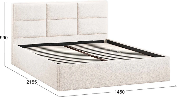 Каркас кровати ТриЯ Стелла Тип 1 c ПМ 140x200