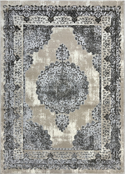 Коврик Bossan Rome D074A-GRI-BEJ - фото