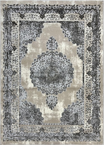 Ковер Bossan Rome D074A-GRI-BEJ - фото