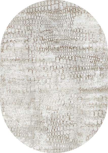 Коврик Safyun Victoria HL619-CREAM-D.BEIGE-OVAL - фото