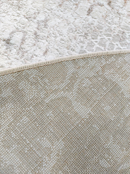 Коврик Safyun Victoria HL619-CREAM-D.BEIGE-OVAL