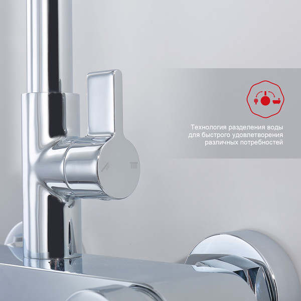 Душевая система со смесителем Raglo R50.24