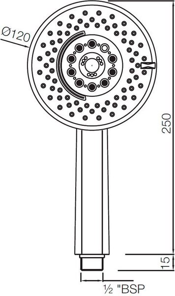 Лейка ручного душа Jaquar HSH-CHR-1731