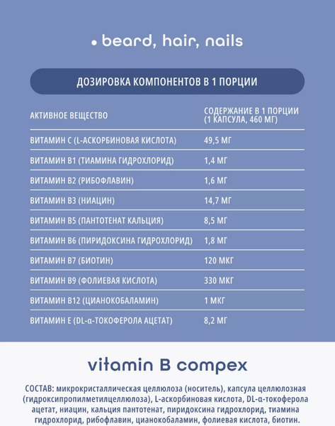 Мультивитаминный комплекс Do eco Витамины группы В