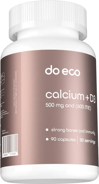 Витаминно-минеральный комплекс Do eco Кальций + витамин D3 - фото
