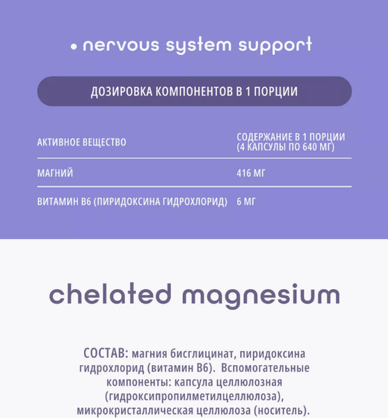 Витаминно-минеральный комплекс Do eco Магния бисглицинат + Витамин В6