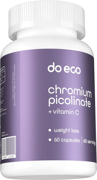 Витаминно-минеральный комплекс Do eco Пиколинат хрома + Витамин С - фото