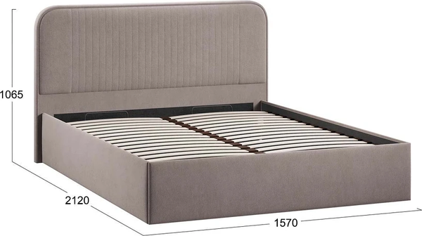 Каркас кровати ТриЯ Тиффани Тип 1 c ПМ 140x200