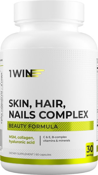 Комплексная пищевая добавка 1WIN Кожа Волосы Ногти - фото