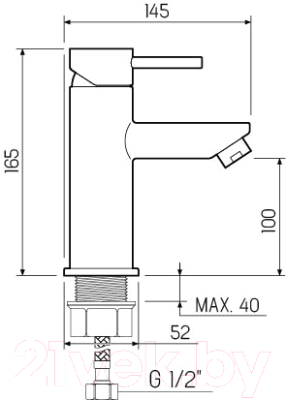 Смеситель РМС SUS124-001F