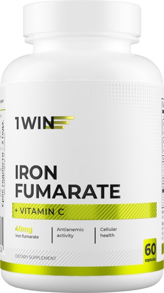 Витаминно-минеральный комплекс 1WIN Железо Фумарат + витамин С - фото