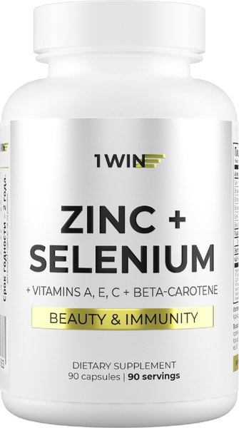 Мультиминеральный комплекс 1WIN Цинк+Селен - фото