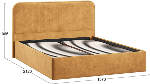 Каркас кровати ТриЯ Тиффани Тип 1 c ПМ 140x200