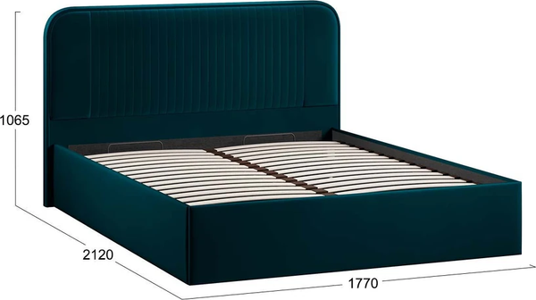 Каркас кровати ТриЯ Тиффани Тип 1 c ПМ 160x200