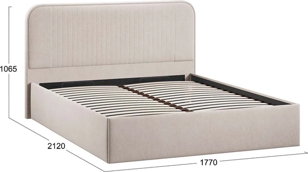 Каркас кровати ТриЯ Тиффани Тип 1 c ПМ 160x200