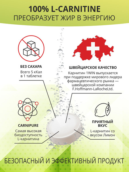 L-карнитин 1WIN 900мг