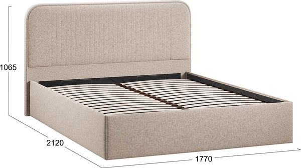 Каркас кровати ТриЯ Тиффани Тип 1 c ПМ 160x200