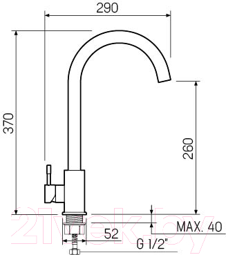 Смеситель РМС SUS124-017F