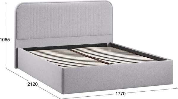 Каркас кровати ТриЯ Тиффани Тип 1 c ПМ 160x200