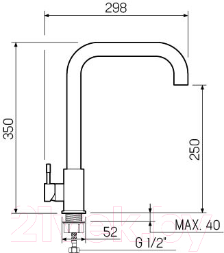 Смеситель РМС SUS124-017F-1