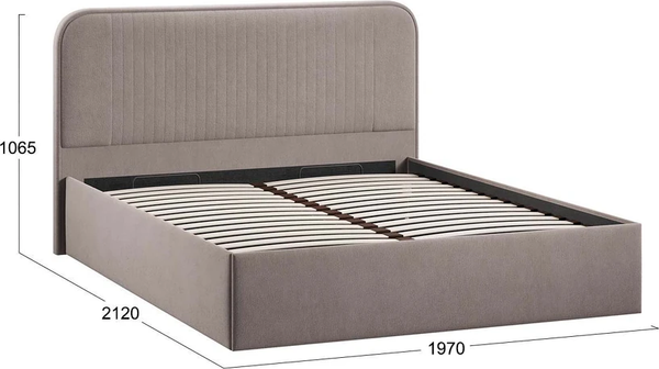 Каркас кровати ТриЯ Тиффани Тип 1 c ПМ 180x200