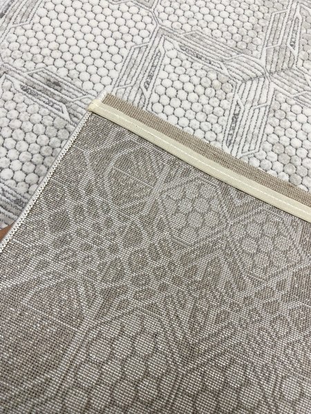 Коврик Safyun Calibri BT341-CREAM-D.GREY