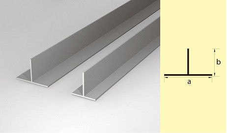 Профиль алюминиевый Русский Профиль Тавр 25x25x3000мм