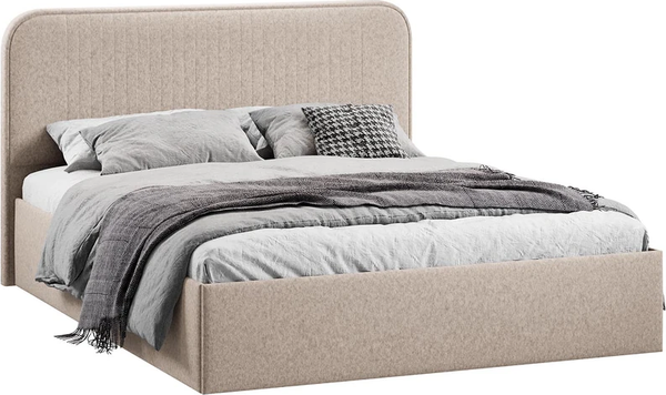 Двуспальная кровать ТриЯ Тиффани Тип 1 c ПМ 180x200 - фото