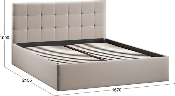 Каркас кровати ТриЯ Джоли Тип 1 универсальный 160x200