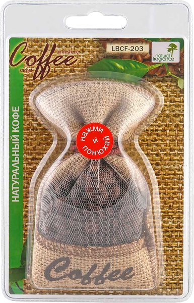Ароматизатор автомобильный FKVJP Мешочек с кофе Кофе LBCF-203 - фото
