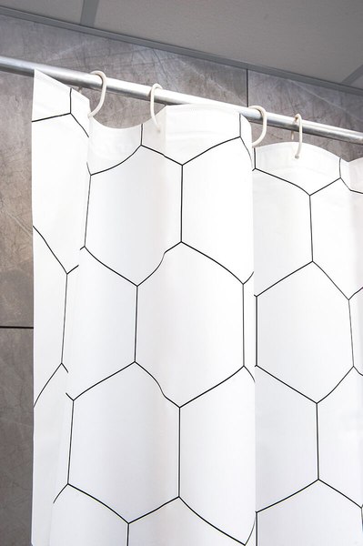 Шторка-занавеска для ванны Fresh Code Гекса / 77183