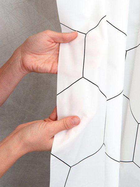 Шторка-занавеска для ванны Fresh Code Гекса / 77183