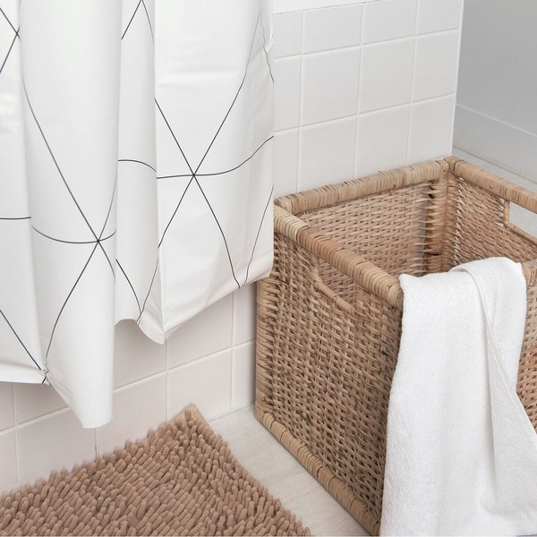 Шторка-занавеска для ванны Fresh Code Black Geometry / 77049