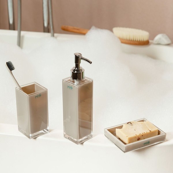 Мыльница Fresh Code Глянцевый тауп / 77017