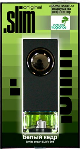 Ароматизатор автомобильный FKVJP Slim Белый кедр SLMV-303 - фото