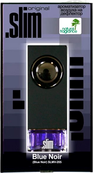 Ароматизатор автомобильный FKVJP Slim Blue Noir SLMV-205 - фото