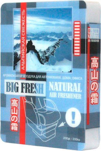 Ароматизатор автомобильный FKVJP Big Fresh Альпийская свежесть BF-18 - фото