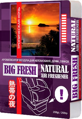 Ароматизатор автомобильный FKVJP Big Fresh Тропическая ночь BF-112 - фото