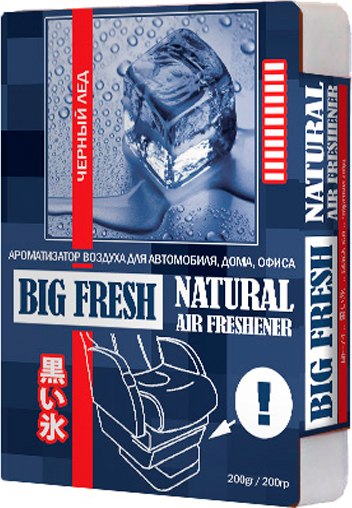 Ароматизатор автомобильный FKVJP Big Fresh Черный лед BF-74 - фото