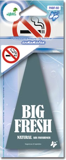 Ароматизатор автомобильный FKVJP Big Fresh Антитабак PABF-60 - фото