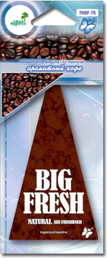 Ароматизатор автомобильный FKVJP Big Fresh Ароматный кофе PABF-78 - фото