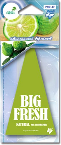 Ароматизатор автомобильный FKVJP Big Fresh Итальянский бергамот PABF-42-1 - фото